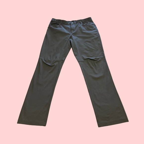 Eddie Bauer Men's Switch Five-Pocket Slim Pant, Dark Smoke, Size 36x32 - Picture 1 of 5